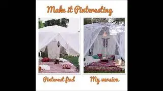 Make it Pinteresting boho outdoor space remake
