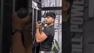 Cable Curl Se Biceps Ka Blast 💪 | Gym Motivation 🔥 #shorts