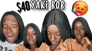 Это МОИ ВОЛОСЫ🤯 Синтетический боб Yaki Texture🔥 | Серия Silk Press | Bobbi Boss MLF580 Livana