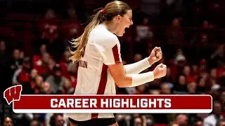 Career Highlights: Wisconsin OH Sarah Franklin | Wisconsin Volleyball