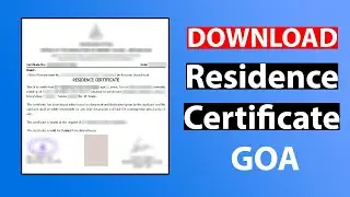 Скачать сертификат о проживании в Гоа