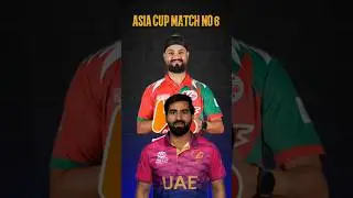 UAE VS OMAN Asia Cup Match Number 7 Fantasy Team Prediction l #shorts #ytshorts