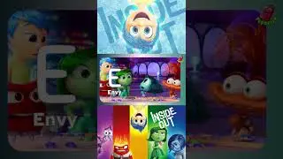 INSIDE OUT ABC Alphabet Song for Kids #abc #insideout2 #popberry