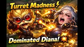 Double Kill & Turret Madness! Heimer Top vs Diana 💥 | Silver IV