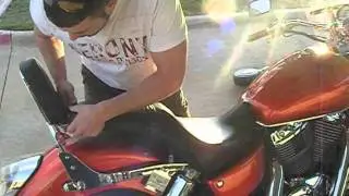 Honda Sabre Motorcycle Seat Installation