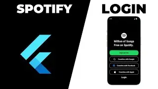 Spotify Login Screen in Flutter | Spotify Login Page | Spotify Ui in Flutter | Flutter Ui #video