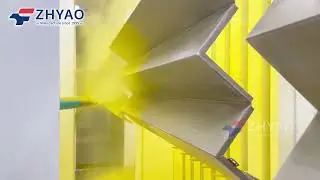 Zhyao Manufacturer Metal Duct Powder Coating Booth-Perfect Surfacetreatment Finishes! #powdercoating
