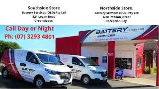 Battery Services Brisbane| Day or Night|  3293 4801