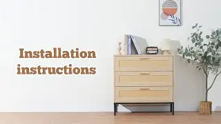3 Drawer Dresser Installation Video