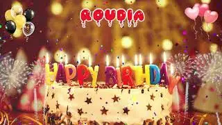ROUDIA Birthday Song &ndash; Happy Birthday Roudia