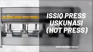 MDF Eshik ishlab chiqarish liniyasini uchun Issiq press uskunasi (HOT PRESS) 