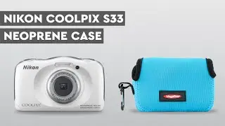 Nikon COOLPIX S33 Ultra Light Neoprene Camera Case | MegaGear
