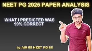 NEET PG 2025 Full Paper Analysis|