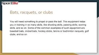 Common sports equipment you need at home