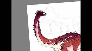 Drawing the New Diplodocus 