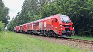 3x Eurodual Lokzug - &Ouml;BB RailCargoLogistic mit BR159 macht DB Cargo Konkurrenz im Linienstern/Wacker