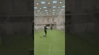 Umar Akmal 🏏 | Batting Practice with Throwdown | Cricket Drills #Shorts