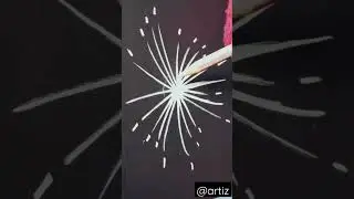 How to Draw Fireworks 🎆🎇 ..... #shorts