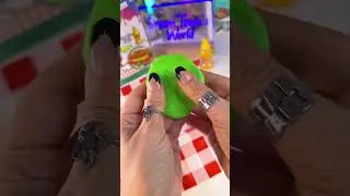 Testing out a Dollar Tree DIY Hot Dog Slime Kit #dollartree #slime #asmr