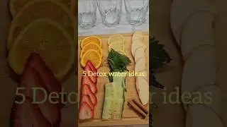 5 Detox Water Recipes|| Infused water #Shorts #viralshorts