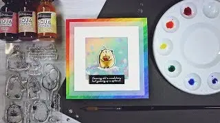 Birthday Bear Rainbow Shaker Card | Brutus Monroe