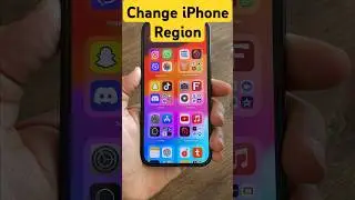 Change iPhone Region in Seconds!, iphone region setting, iphone region country, #tips #viral #Shorts