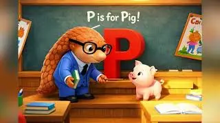 M N O P Q R Alphabet Lesson | Pango the Teacher | Kids Learning Video