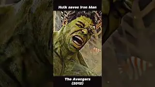 Hulk saves Ironman | Wait for the end #marvel #avengers #ironman #hulk