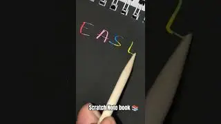 Amazing Scratch Note | Rainbow Scratch Book 📚#shorts #shot#short #ytshorts #youtubeshorts