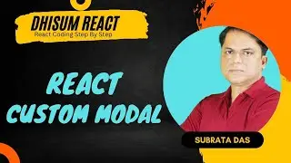 Day 4 Part 3 Custom React Modal #shorts #frontenddeveloper #react #subratadas-english