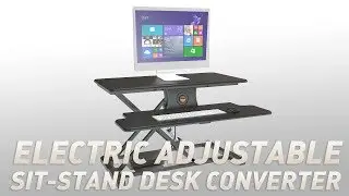 Electric Height Adjustable Sit-Stand Desk Converter - PrimeCables&reg;