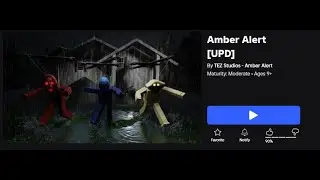 PLAYING ROBLOX AMBER ALERT LIVE