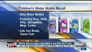 Brita recalling children's water bottles