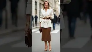 Graceful Layers: timeless fall outfits over 60 #fashionover60 #시니어패션 #elegantstyle