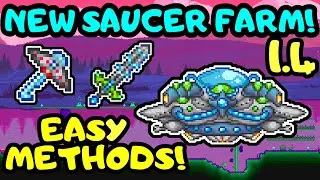 МАРСИАНСКАЯ ФЕРМА ТАРЕЛОК В TERRARIA 1.4! Простые марсианские тарелки! Руководство по событию &laquo;Ма...