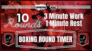 Boxing MMA TRAINING TIMER  10 Rounds 3 MINUTE  1-MINUTE REST