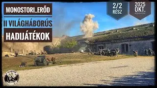 2/2 Rész II Világháborús Hadijátékok Komáromi Monostori Erőd, T34 Tank, Légi offenzíva.