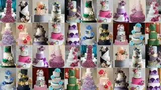 🌷🌈3 tier cake design/beautiful cake image/triple layer cake design/3 tier cake/birthday cake design