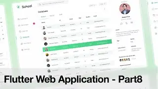 School management system with #flutter Par8, create teacher grid
