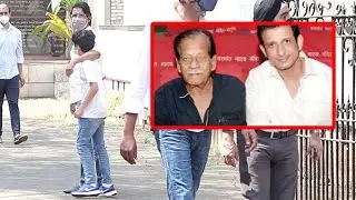 Emotional Sharman Joshi With Son Vihaan Joshi @ Father's Arvind Joshi Last Writes