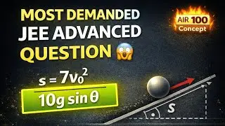 JEE Advanced Rolling Motion | Most Demanded Question | Energy Method 🔥