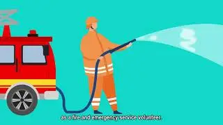 Self-compassion animation (from Interactive Care4Guide for fire and emergency service volunteers)