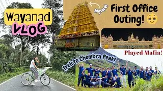 Wayanad and Mysore Vlog | First Office Outing! 🥰 Chembra Peak Trek! Mysore Sightseeing! ✨