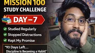 Day 7: Consistency Ki Test ⚡#studychallange #vlog #changeyourmindsetchangeyourlife 