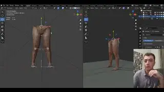 Leg walking animation tutorial in Blender 4.5