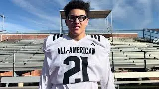 Alabama TE signee Kaleb Edwards at Navy All-American bowl