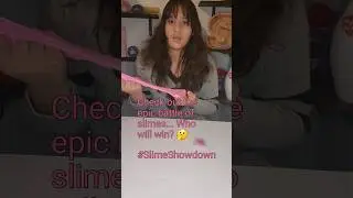Finally&mdash;a store-bought slime that actually stretches! #slime #slimeshowdown #shorts #toys #kids