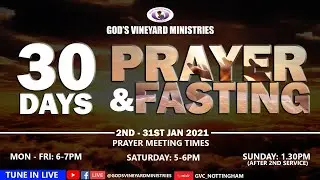 GVC | 30 Days Prayer & Fasting | Day 19 (20/01/2021)