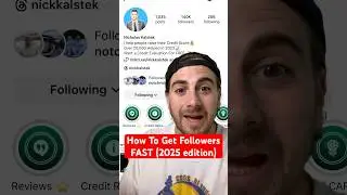 How To Get 100K Instagram Followers FAST in 2025 #shorts