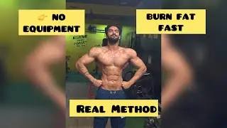 No Equipment Fat Loss Workout | Burn Fat Fast at Home or anywhere